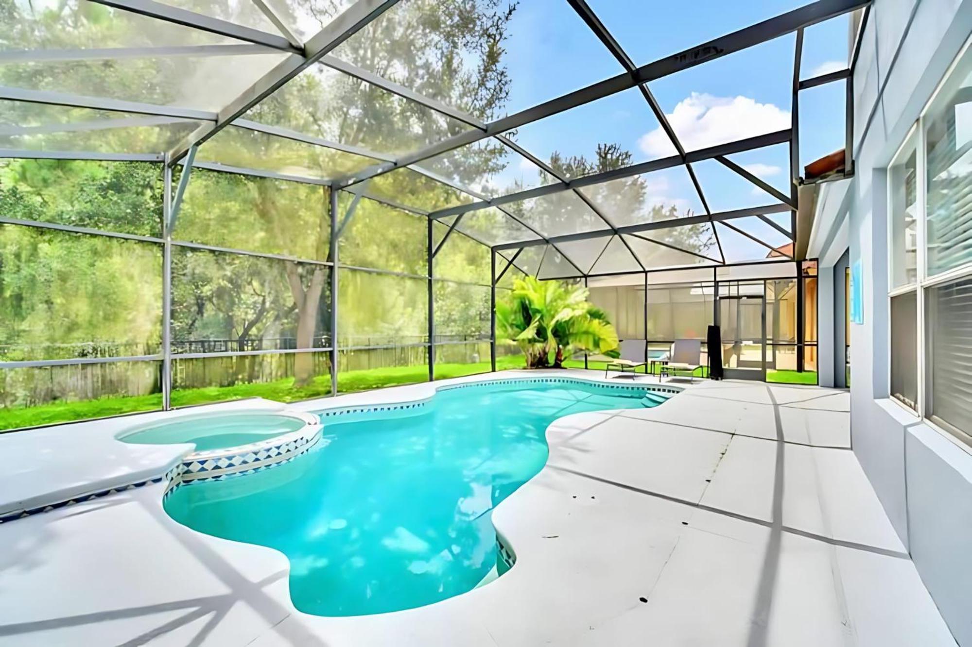 6Br Resort Home Near Disney - With Private Pool Hot Tub And Games Room 키시미 외부 사진