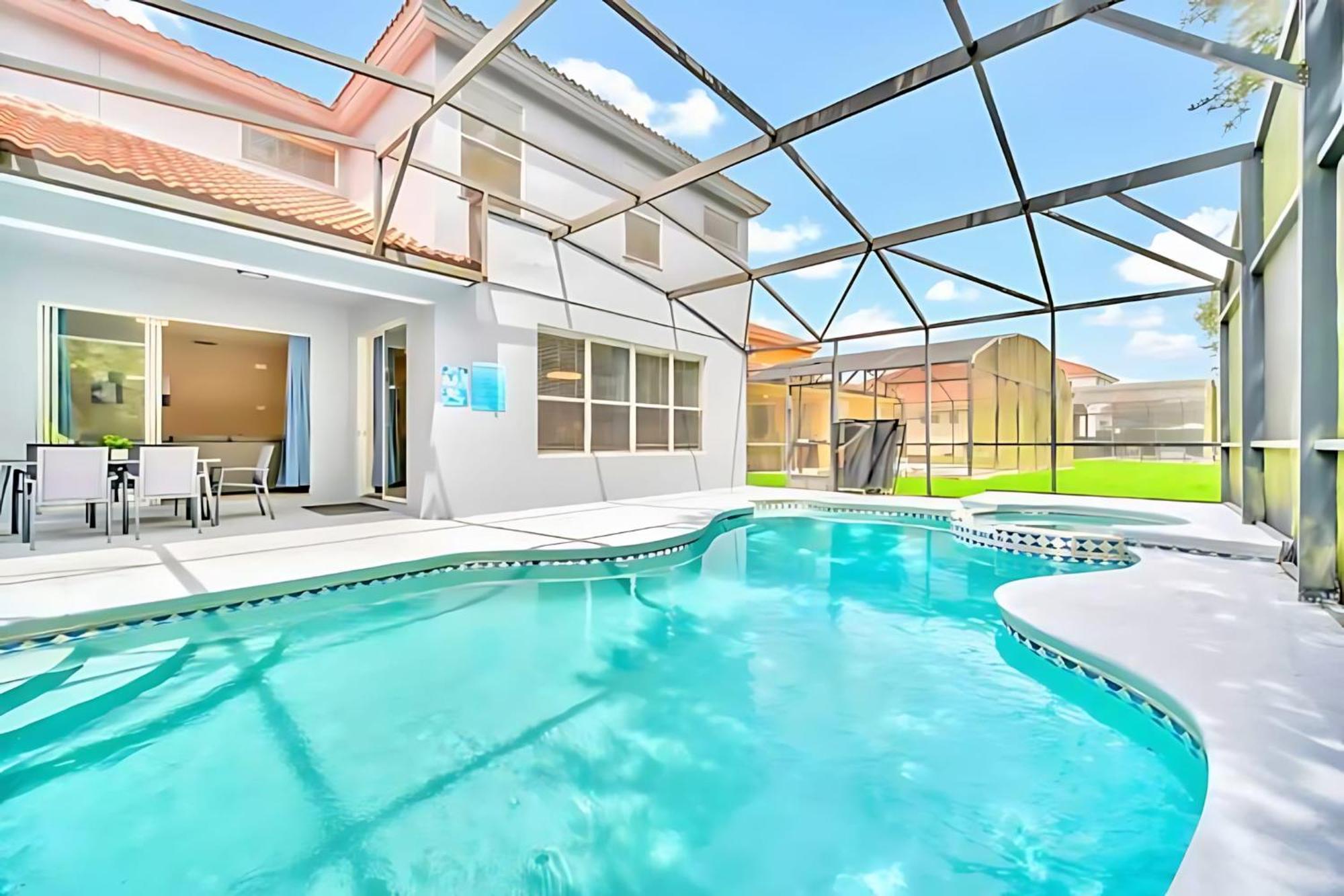 6Br Resort Home Near Disney - With Private Pool Hot Tub And Games Room 키시미 외부 사진