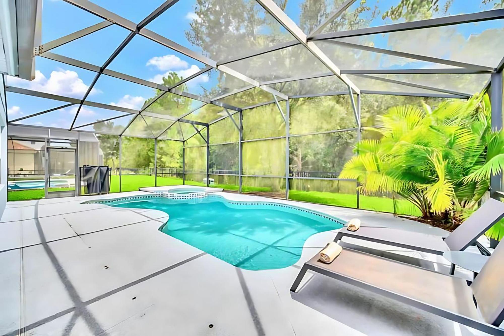 6Br Resort Home Near Disney - With Private Pool Hot Tub And Games Room 키시미 외부 사진